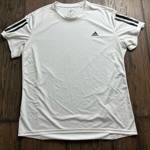 Adidas White and Black Women's Blouse